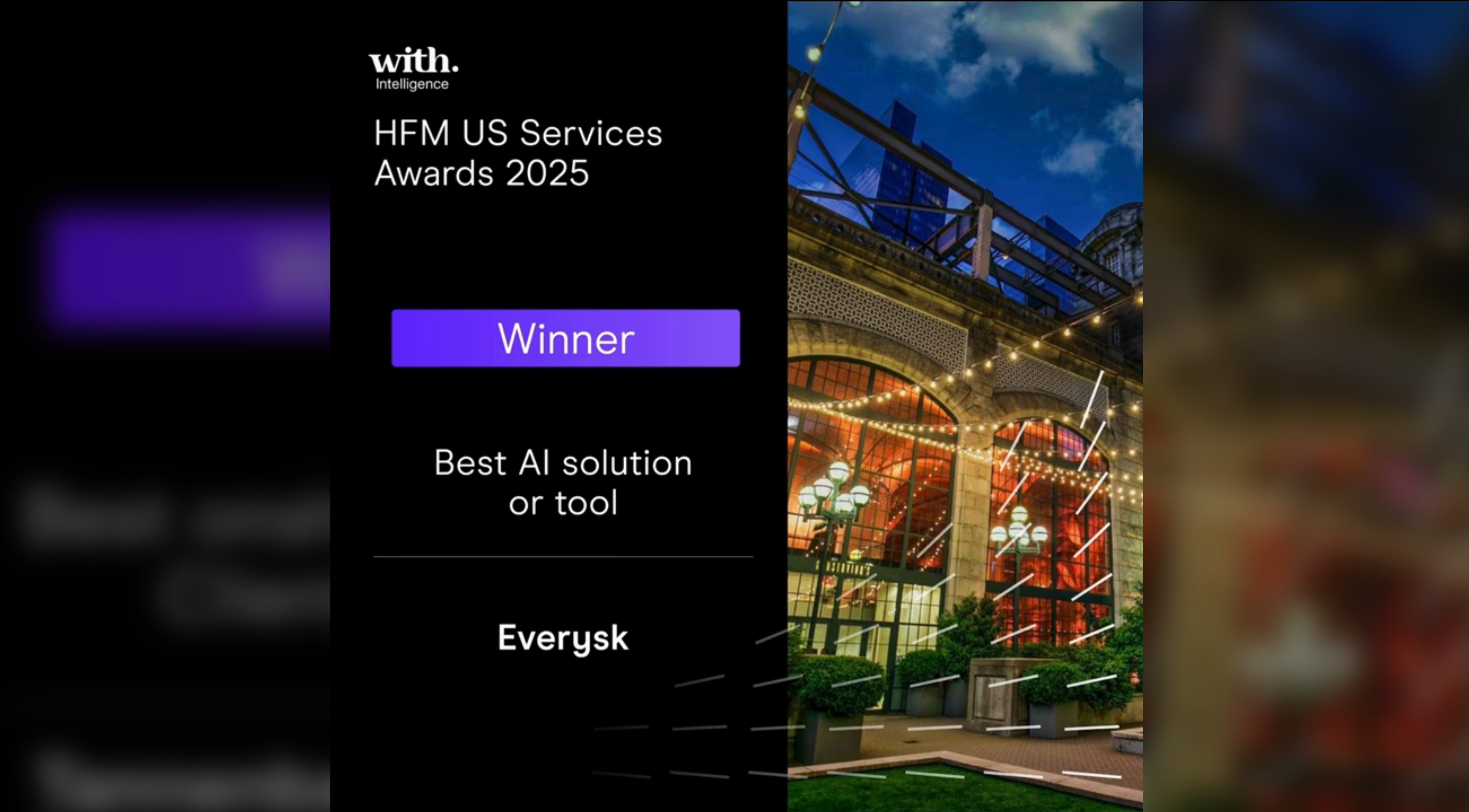 Everysk Wins “Best AI Solution or Tool” at 2025 HFM US Services Awards